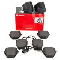 BREMBO P85067 Bremsbel&auml;ge + Wako f&uuml;r AUDI S4 B5 A6 C5 Allroad C5 Passat B5.5 Phaeton vorne