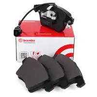 BREMBO P85081 Bremsbel&auml;ge + Warnkontakt f&uuml;r VW Multivan Transporter T5 16 Zoll Vorderachse