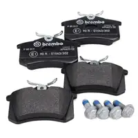 BREMBO P85017 Bremsbeläge für VW Golf 2 3 4 Passat B2 B3/B4 Vento AUDI A4 B6 B7 A6 hinten