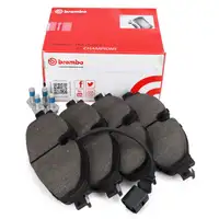 BREMBO P85126 Bremsbeläge + Wako für AUDI A3 8V 8Y SEAT Leon 5F VW Golf 7 Passat B8 vorne