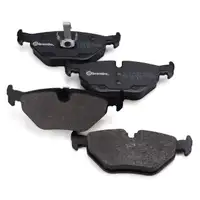 BREMBO Bremsscheiben + Bel&auml;ge + Wako f&uuml;r BMW 3er E46 316-323i 318d 320d vorne + hinten