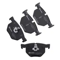 HIRSCHER Bremsbel&auml;ge + Warnsensor f&uuml;r BMW 5er E61 520i 523i 525i 520d 525d vorne + hinten