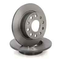 BREMBO Bremsscheiben Bel&auml;ge Sensor f&uuml;r VW Golf 5 6 A3 8P Leon 1P Octavia 2 vorne + hinten