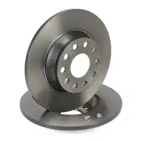 BREMBO Bremsscheiben + Bel&auml;ge f&uuml;r VW Golf 5 GTI Passat B6 B7 Sharan 7N Tiguan 5N hinten