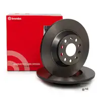 BREMBO 08.C501.11 Bremsscheiben Satz für VW Golf 7 Passat Tiguan Touran AUDI A3 Q3 hinten