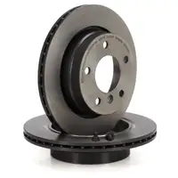 HIRSCHER Bremsscheiben + Bel&auml;ge + Sensor f&uuml;r BMW 3er E46 316-323i 318d 320d vorne + hinten