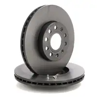 BREMBO Bremsscheiben Bel&auml;ge Sensor f&uuml;r VW Golf 5 6 A3 8P Leon 1P Octavia 2 vorne + hinten