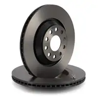 BREMBO Bremsscheiben Beläge Sensor für VW Golf 8 GTI A3 8Y Leon Octavia 4 vorne + hinten