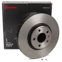 BREMBO Bremsscheiben + Bel&auml;ge + Sensor f&uuml;r AUDI A4 B8 A5 A6 C7 A7 Q5 8RB ab 07.2011 vorne