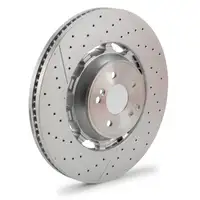 BREMBO Brake Discs + Brake Pads + Sensor for MERCEDES W222 C217 S65/65 AMG (Front)