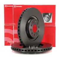 BREMBO Bremsscheiben Satz f&uuml;r VW Golf 7 8 GTI/R AUDI S3 8V 8Y SQ2 GA vorne