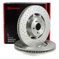 BREMBO 09.B848.33 Bremsscheiben Satz für MERCEDES W205 W213 10/C253 63AMG vorne 2314211812
