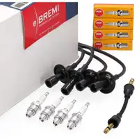 BREMI 626 Z&uuml;ndkabelsatz + 4x NGK 4210 Z&uuml;ndkerze f&uuml;r VW K&auml;fer 1.2-1600 181 1.6