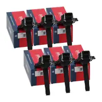 6x BREMI 11869 Z&uuml;ndspule f&uuml;r AUDI S4 RS4 B5 A6 C5 2.7 T 230-380 PS 058905101