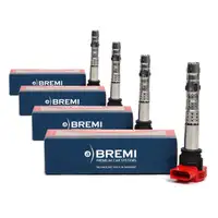 4x BREMI 20114 Z&uuml;ndspule f&uuml;r AUDI A4 8E B6 2.0 FSI 150 PS 06E905115E