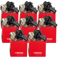 8x BREMI 11859T Z&uuml;ndspule f&uuml;r BMW 5er E39 7er E38 8er E31 X5 E53 Z8 E52 M62 12137599219