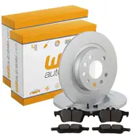 Bremsscheiben + Bremsbel&auml;ge f&uuml;r OPEL Signum CC Vectra C SAAB 9-3 (YS3F) 15 Zoll hinten