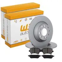Brake Set: Brake Discs + Brake Pads for AUDI A6 (4F C6) up to July 2010 (Rear)