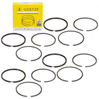 4x MAHLE 08-320600-10 Kolbenringsatz f&uuml;r PORSCHE 356 C 1600 SC 912 90/95 PS 61610390705