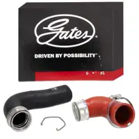 GATES Ladeluftschlauch 2er Set f&uuml;r VW Golf 5 Passat B6 Touran AUDI A3 8P 1.9 TDI 75-105 PS