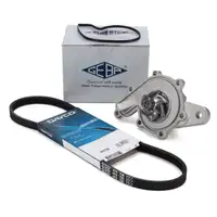 GEBA Wasserpumpe + DAYCO 4PK788 Keilrippenriemen f&uuml;r SMART City-Coupe ForTwo 450