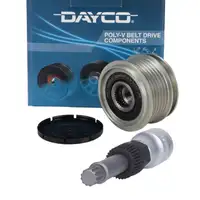 DAYCO Freilauf-Riemenscheibe + Kupplungsmuffe + Werkzeug f&uuml;r AUDI FORD SEAT SKODA VW