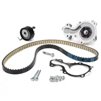 DAYCO Zahnriemensatz + Wapu + Keilrippenriemensatz 5L CASTROL 5W20 f&uuml;r FORD 1.0 EcoBoost