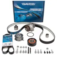 DAYCO Zahnriemensatz + Wasserpumpe + Keilrippenriemen f&uuml;r VW Golf 6 Passat B6 1.6/2.0 TDI