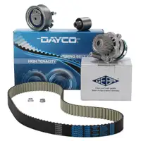 DAYCO Zahnriemensatz + GEBA Wasserpumpe f&uuml;r VW Golf 4 Passat B6 B7 Sharan Bora 1.9/2.0 TDI