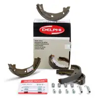 DELPHI Bremsbacken + Federn Satz f&uuml;r BMW E81-88 F20 F21 E46 E90-93 F30 F31 hinten