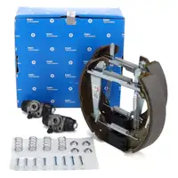 DELPHI KP850 Bremsbacken + Bremszylinder Satz f&uuml;r VW Golf 3 Polo 3 4 5 Up Mii Ibia Fabia