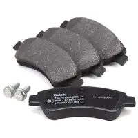 DELPHI Bremsscheiben + Bel&auml;ge f&uuml;r PSA C2 C3 C4 206 207 208 OPEL Corsa F mit 266mm vorne