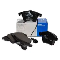 DELPHI LP1950 Bremsbel&auml;ge + Warnkontakt f&uuml;r VW Touareg 7L 16 Zoll PR-1LB vorne