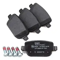 DELPHI Bremsbel&auml;ge f&uuml;r FORD Focus 2 2.5 RS + 3 Galaxy Kuga Mondeo 4 S-Max hinten