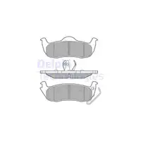 DELPHI LP1975 Bremsbel&auml;ge Bremskl&ouml;tze f&uuml;r JEEP Commander XK XH Grand Cherokee 3 hinten