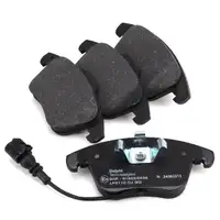 HIRSCHER Bremsscheiben + Bel&auml;ge + Sensor f&uuml;r VW Sharan 7N Tiguan 5N 8U Alhambra 1LJ vorne