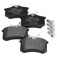 DELPHI Bremsscheiben + Bremsbel&auml;ge + 2x febi Bremssattel &Oslash; 38mm f&uuml;r VW Golf 4 8L1 hinten