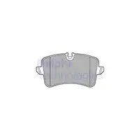 DELPHI LP2446 Bremsbel&auml;ge + Sensor f&uuml;r AUDI A6 S6 C7 A7 S7 4G PORSCHE Macan 95B hinten