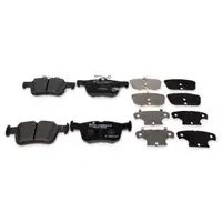 DELPHI Bremsscheiben + Bremsbel&auml;ge f&uuml;r FORD Galaxy CK S-Max CJ 17 Zoll hinten