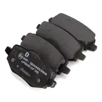 DELPHI Bremsscheiben + Bel&auml;ge f&uuml;r CITROEN C4 3 OPEL Corsa F Mokka PEUGEOT 208 2 hinten