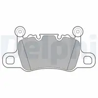 DELPHI LP3655 Bremsbel&auml;ge f&uuml;r PORSCHE 991 3.8/4.0 GT3 / RS 3.8 Turbo / S hinten