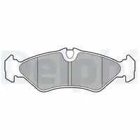 DELPHI Bremsscheiben + Bel&auml;ge + Sensor f&uuml;r MERCEDES Sprinter 901 902 VW LT 28-35 2 hinten