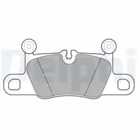 DELPHI LP3614 Bremsbel&auml;ge Bremsbelagsatz f&uuml;r PORSCHE 991 992 Cayenne (9Y) hinten