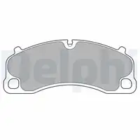 DELPHI LP3729 Bremsbeläge für PORSCHE 991 992 718 GT3 Boxster Cayman (982) 2.5 GTS vorne