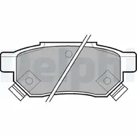 DELPHI LP625 Bremsbel&auml;ge f&uuml;r HONDA Accord 3 Civic 4 5 6 Concerto CRX 2 3 Jazz 3 4 hinten