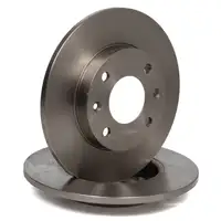 DELPHI Bremsscheiben + Bremsbel&auml;ge + Sensor f&uuml;r CITROEN Saxo PEUGEOT 1 2 ohne ABS vorne