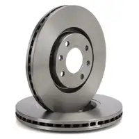 HIRSCHER Bremsscheiben + Bremsbel&auml;ge f&uuml;r CITROEN Berlingo C3 1 C4 1 PEUGEOT 206 207 vorne