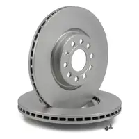 HIRSCHER Bremsscheiben + Bremsbel&auml;ge + Sensor f&uuml;r VW Golf 7 8 Passat B8 Tiguan AUDI vorne