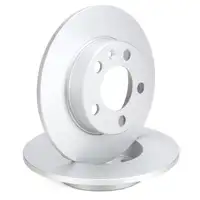 Bremsscheiben + Bel&auml;ge + Sensor f&uuml;r VW Golf 4 Polo 9N A2 A3 8L1 Ibiza Fabia vorne + hinten