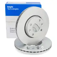 DELPHI BG4459C Bremsscheiben Satz für DACIA MERCEDES-BENZ NISSAN RENAULT SMART vorne